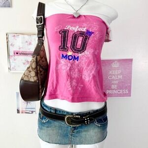 Pink Perfect 10 Mom Tank Top